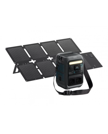 Zestaw Przenośna stacja zasilania Anker Solix C300X DC 288Wh 300W + Panel solarny PS60 60W