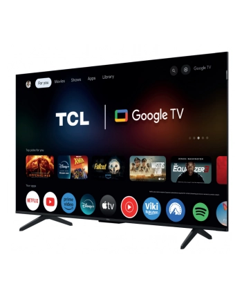Telewizor TCL 50P71K QLED 50''; 4K Ultra HD Google TV Dolby Atmos DVB-T2 Aluminiowy