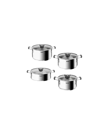 Zestaw garnków TEFAL Opti Space 8 elem G7378S55