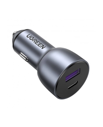 Ugreen  ładowarka samochodowa USB / USB Typ C Quick Charge 30 Power Delivery 36 W 3 A szary