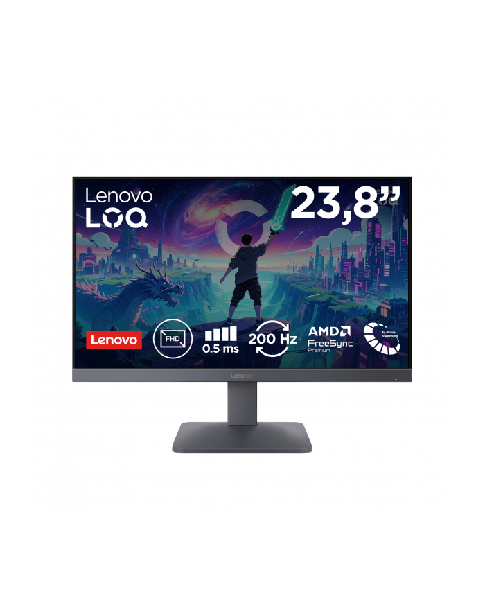 Lenovo LOQ 24-10 238'';FHD 200Hz 250nits AG HDMI, DP Lunar Grey główny