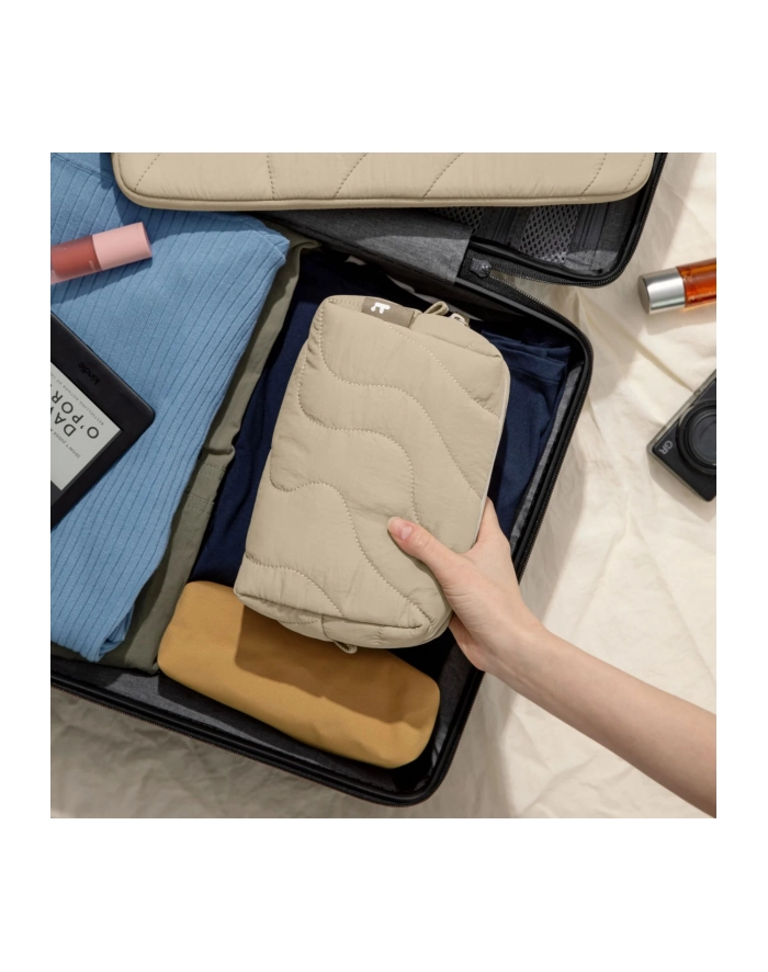 tomtoc Terra-A27 Puffy Accesorry Pouch 2L Natural Sand główny