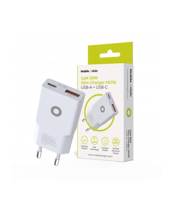 Mobile Origin 30W Slim ladowarka TÜV MO16 USB-A + USB-C