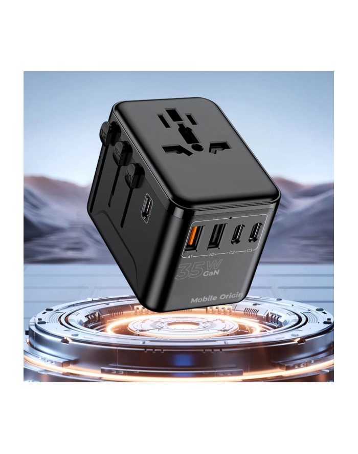 Mobile Origin 35W Travel adapter GaN PW4 EU/UK/US/AUS 3C+2A główny