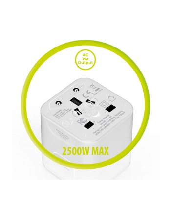 Mobile Origin Travel adapter PW30 EU/UK/US/AUS, bialy