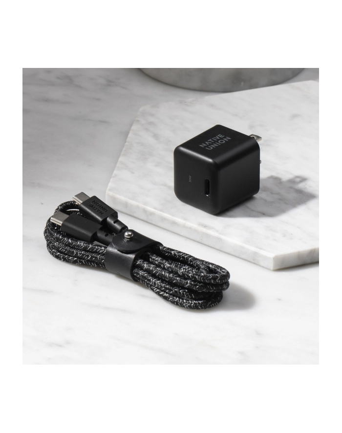 Native Union 30W USB-C Fast GaN Charger Black + USB-C Cable Cos. główny