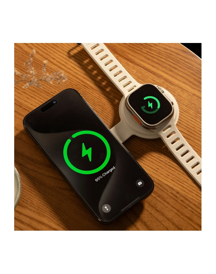 Native Union Voyage 2-w-1 Qi2 Foldable Wireless Charger Sand główny