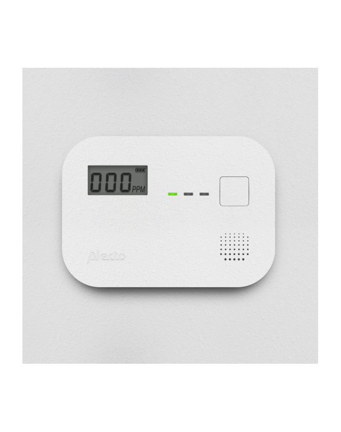 Alecto COA3910 Carbon Monoxide Alarm - 10 Year Sensor - Display główny