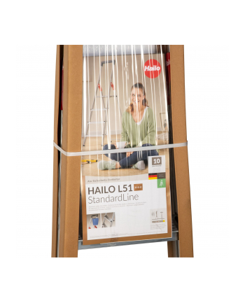 Hailo L51 4-stopniowa Drabina Aluminiowa