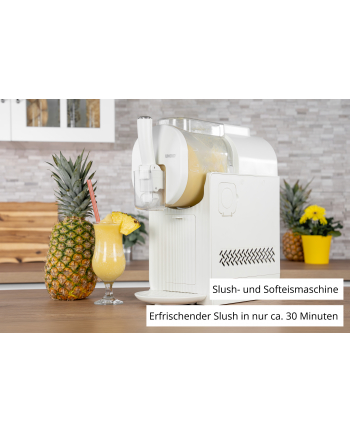 Unold 48965 Sofia czarny maszyna do lodow wloskich i slushy 2w1