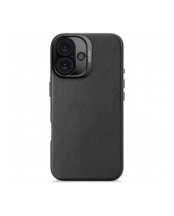 Decoded Leather Backcover iPhone 16 Black