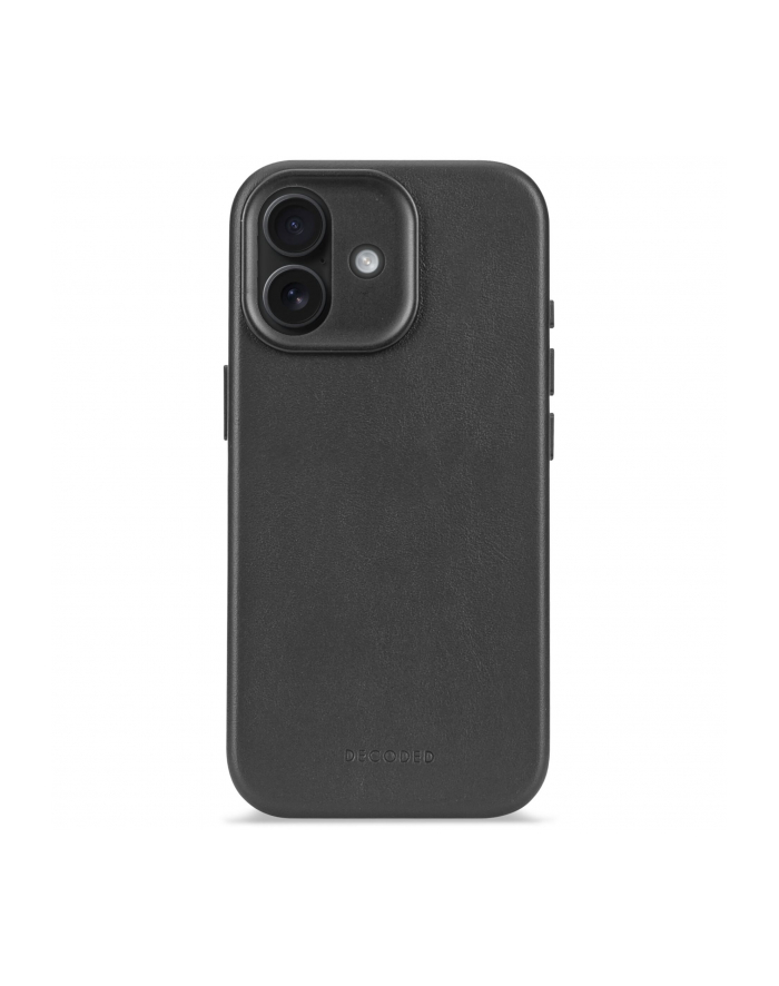 Decoded Leather Backcover iPhone 17 czarny główny
