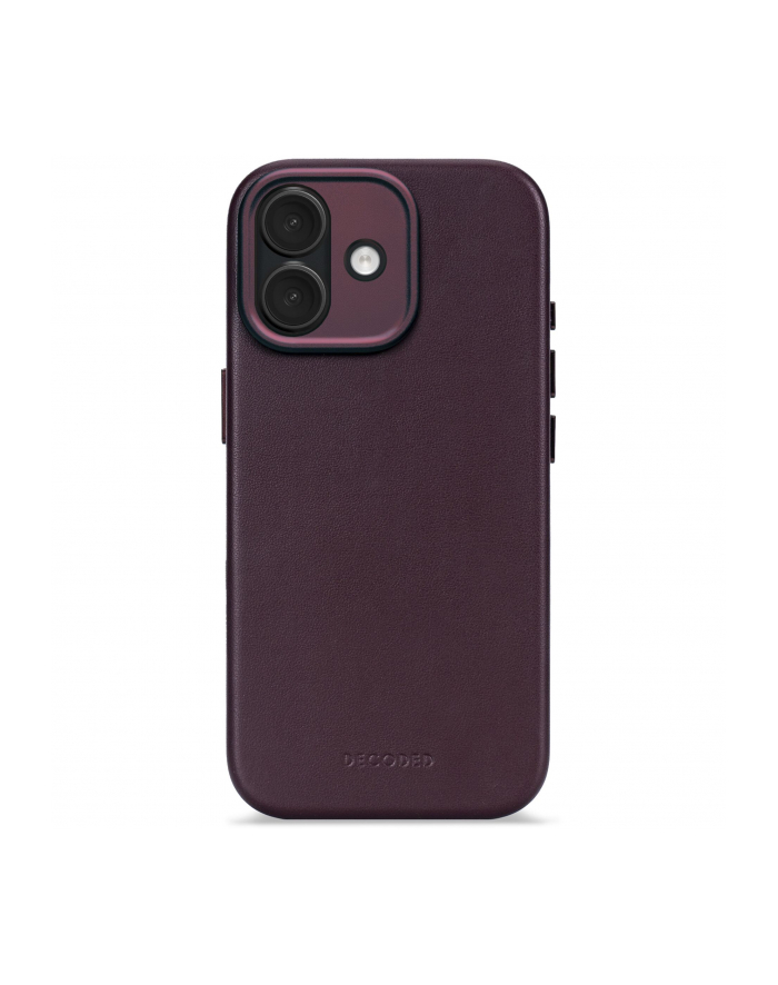 Rubyded Leather Backcover iPhone 17 bordowy główny