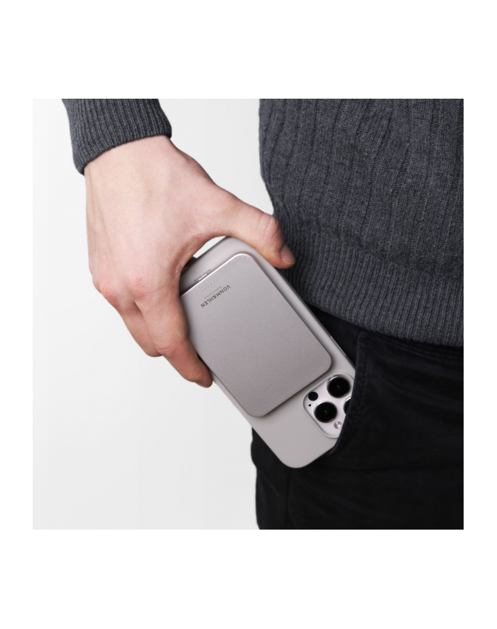 Vonmählen Evergreen Mag Magnetic Powerbank 5.000 mAh Bialy główny