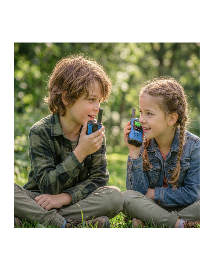 Alecto Walkie Talkie 2er Set do Kinder, 7 km zasieg., nieb/czar. główny