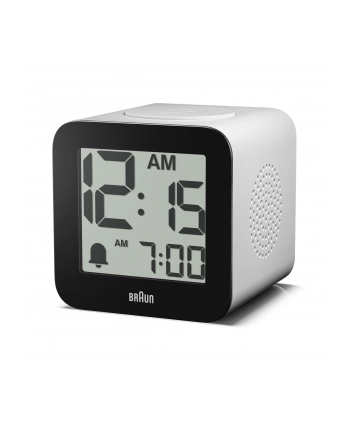 Braun BC 25 WP bialy Budzik z funkcja glosowa