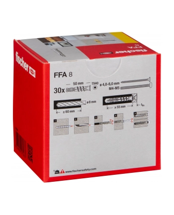 Fischer FFA 8 Kotwy do betonu 30 szt.
