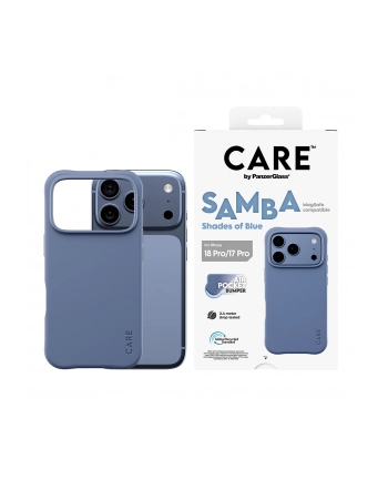 CARE by PanzerGlass Samba etui iP17/18 Pro Shades of blue MS