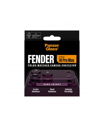 PanzerGlass Fender iP 18 Pro Max Dark Cherry Oslona kamery