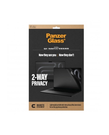 PanzerGlass Apple MacBook Pro 14.2' Magn.2-way Privacy PET