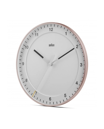 Braun BC 17 PW Roza/Bialy Zegar Scienny Kwarcowy Analogowy
