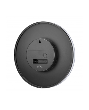 Braun BC 26 B czarny zegar scienny kwarcowy