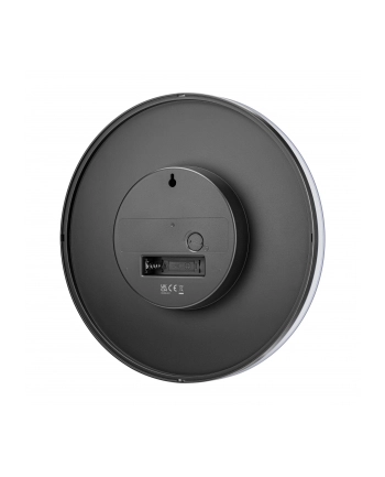 Braun BC 26 B-DCF czarny zegar scienny sterowany rad.