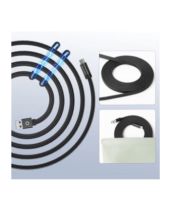 Mobile Origin Magnetic Cable USB-A to USB-C czarny 1m