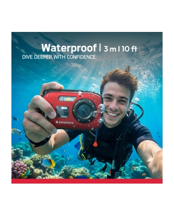 AgfaPhoto Realishot WP6000 czerwony