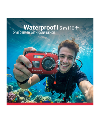 AgfaPhoto Realishot WP6000 czerwony