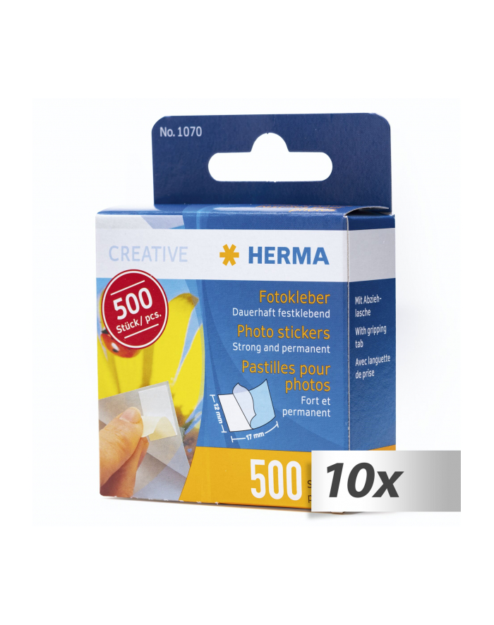 10x1 Herma Naklejki 500 sztuk w Kartonie 1070 główny