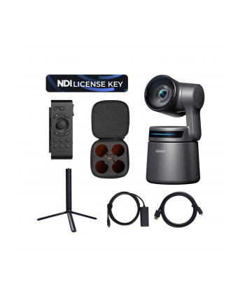 OBSBOT Tail Air PowerUp Combo z NDI, 4K Kamera do Wideokonf.