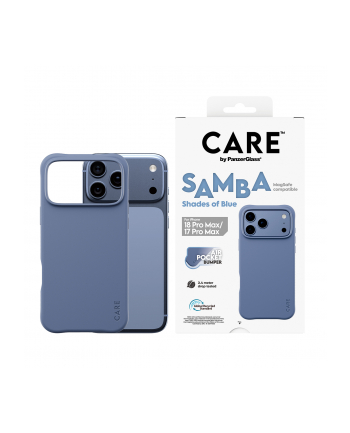 CARE by PanzerGlass Samba etui iP17/18 Pro Max Shades of blue