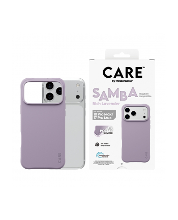 CARE by PanzerGlass Samba etui iP17/18 Pro Max Rich Lavender MS