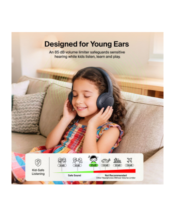 Belkin Soundform Mini 2 Bezprz. On-Ear dzieci czarny AUD012hqBK