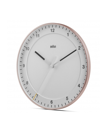 Braun BC 17 PW Roza/Bialy Zegar Scienny Kwarcowy Analogowy