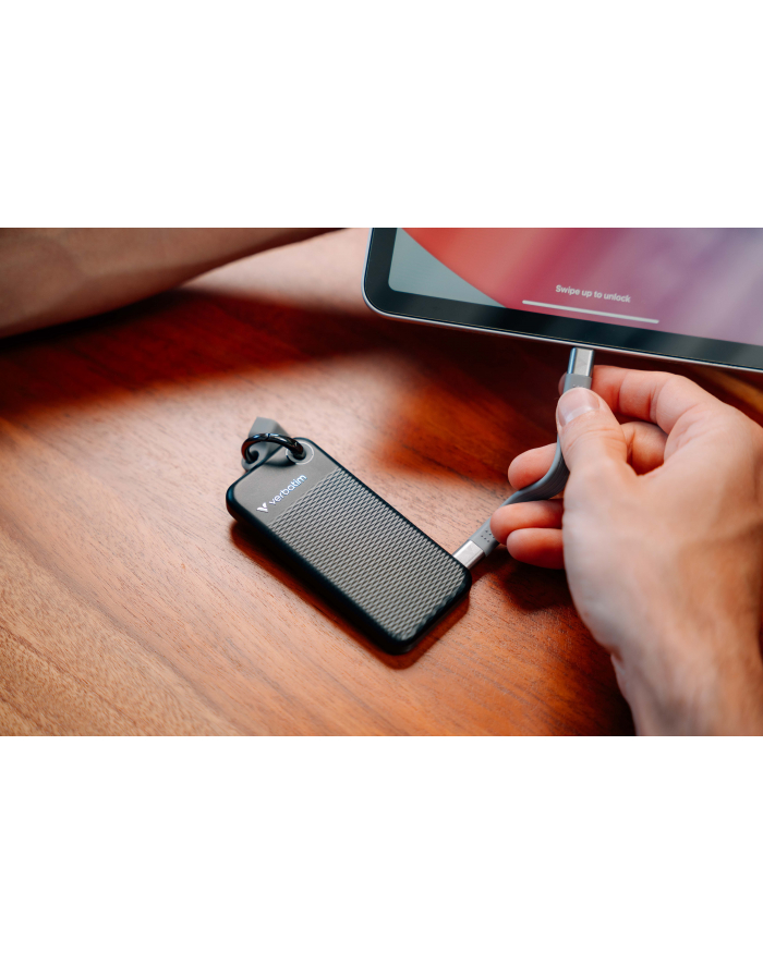 Verbatim Pocket SSD 128BG Czarn/Szar USB 3.2 Gen 2 32432 główny