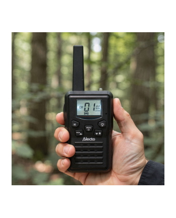 Alecto Walkie Talkie 2er zestaw 10 km Zasiegu Czarny