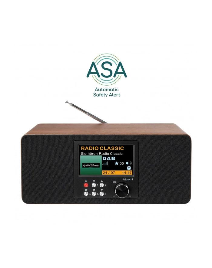 Albrecht DR 864 Stereo radio cyfrowe główny