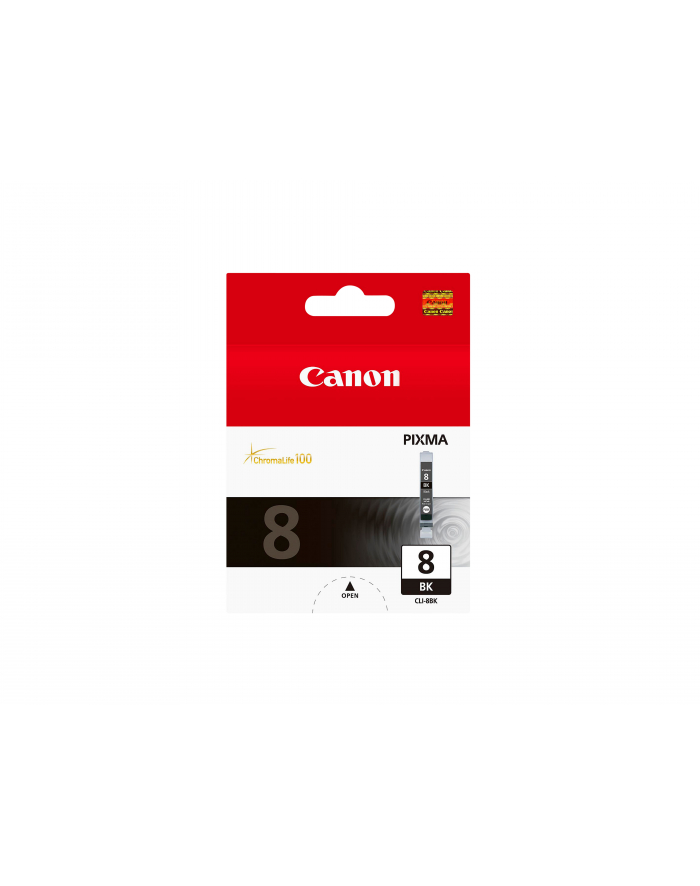 Tusz Canon CLI8BK black BLISTER with security | 13ml | iP4200/4300/5200/5300/660 główny