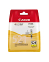 Tusz Canon CLI521Y yellow BLISTER with security | iP3600/iP4600/MP540/MP620/MP63 - nr 14