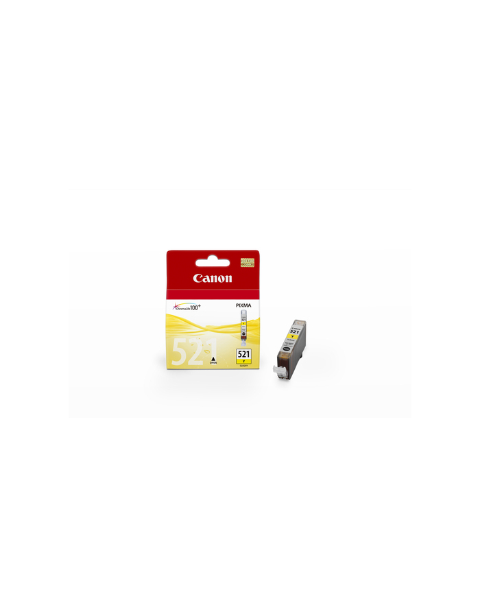 Tusz Canon CLI521Y yellow BLISTER with security | iP3600/iP4600/MP540/MP620/MP63 główny