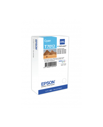 Tusz Epson T701 cyan XXL | 3400str | WP4000/4500