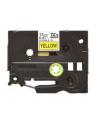 Taśma Brother 12mm BLACK  ON YELLOW FLEXIBLE ID - nr 58