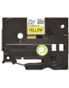 Taśma Brother 12mm BLACK  ON YELLOW FLEXIBLE ID - nr 59