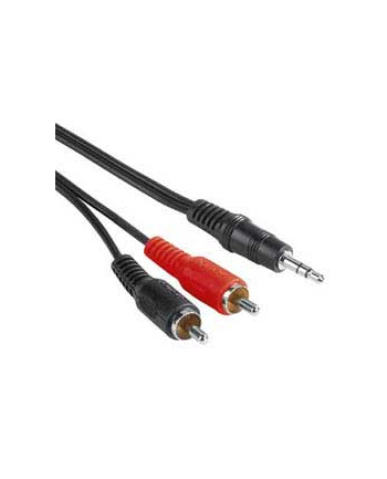 PREMIUMCORD Kabel audio 3,5mm Jack - 2x Cinch 5m (M/M, stereo)