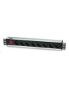 Intellinet BLACK listwa zasilająca rack 19'' 230V/10A 8xEURO 3m - nr 7