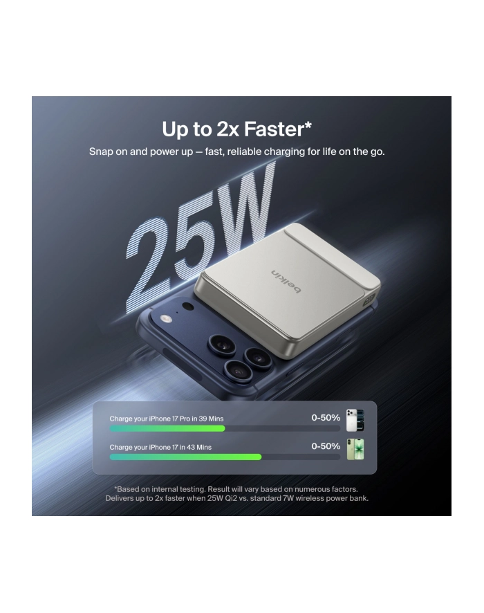 Belkin UltraCharge Pro Slim Magn PB 10.000mAh 25W sand BPD022hqSA główny