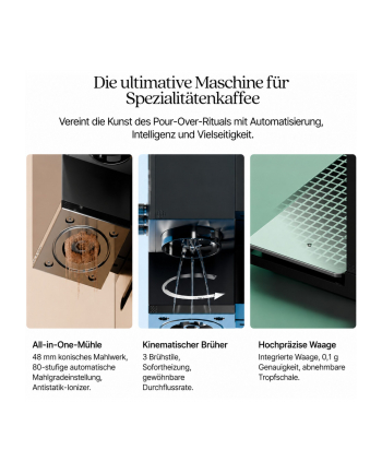 xBloom Studio  BIAŁY-black The Ultimate Coffee Machine