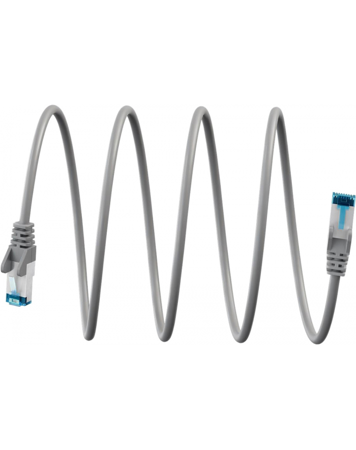 Goobay Kabel patchcord Cat 6a S/ftp Pimf 7,5m Cu szary ultra-elastyczny (WNC79361) główny